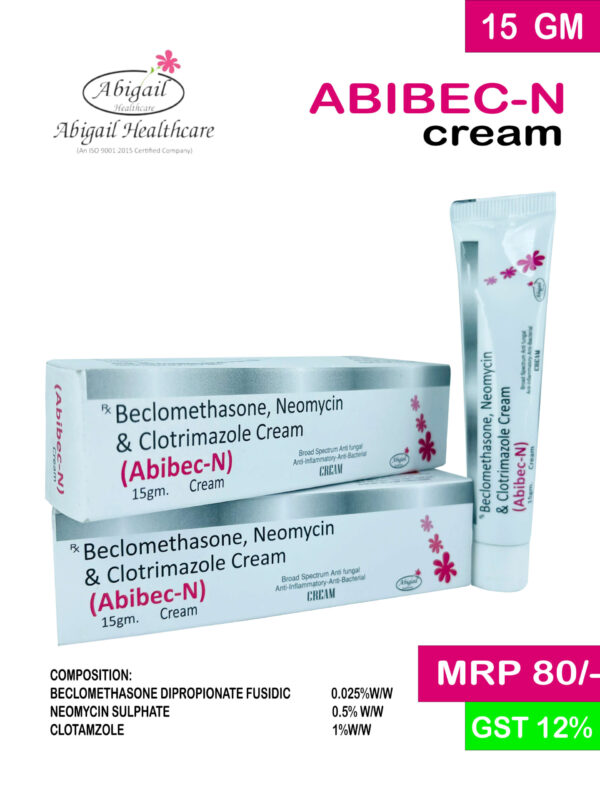 Beclomethasone Dipropionate, Neomycin Sulphate & Clotrimazole Cream