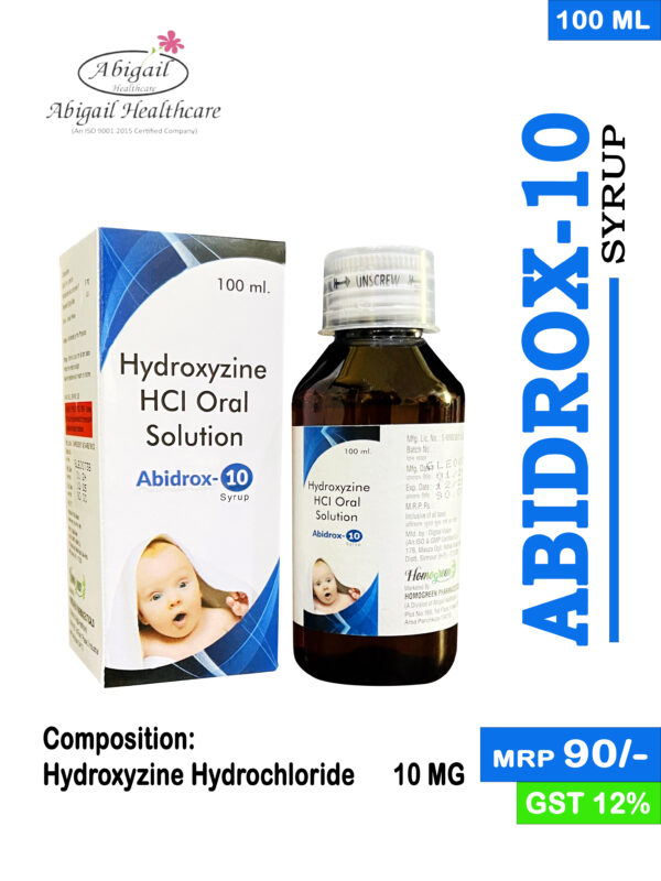 Hydroxyzine Hydrochloride 10 mg SYRUP