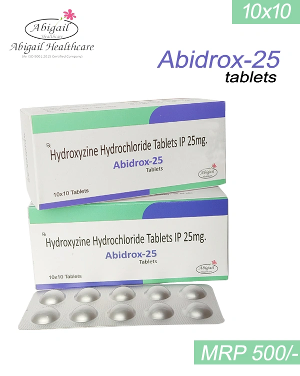 Hydroxyzine Hydrochloride 25 mg Tablets