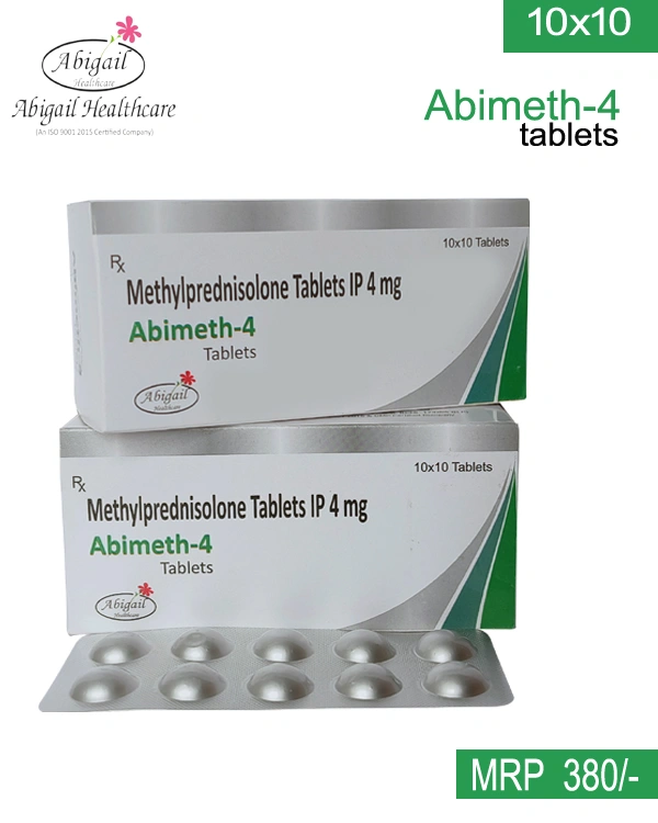 Methyl Prednisolone 4 mg Tablets