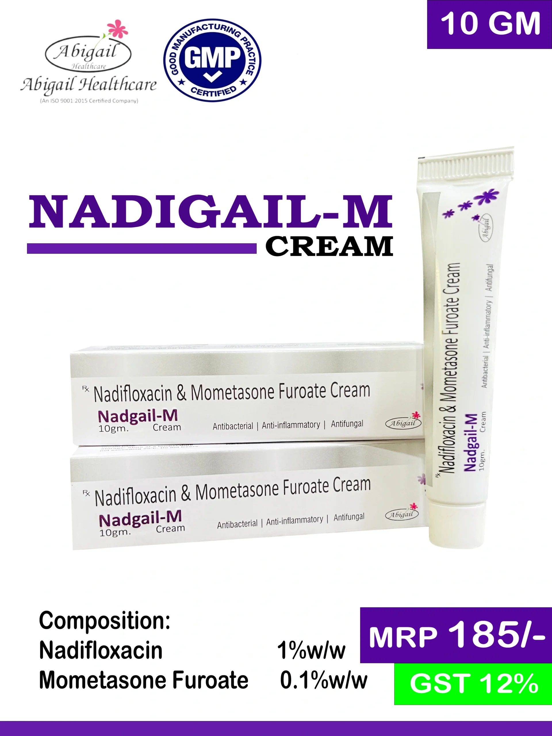 Nadifloxacin & Mometasone Cream