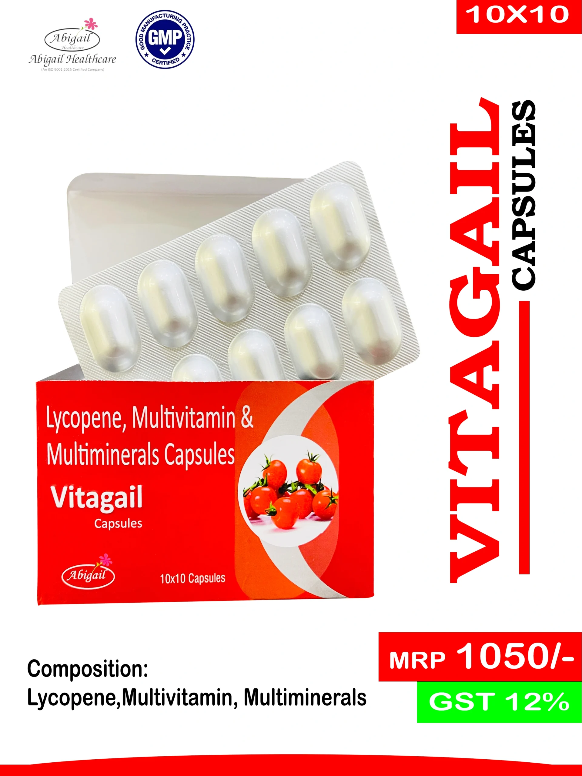 Lycopene, Multivitamin & Multimineral Capsules