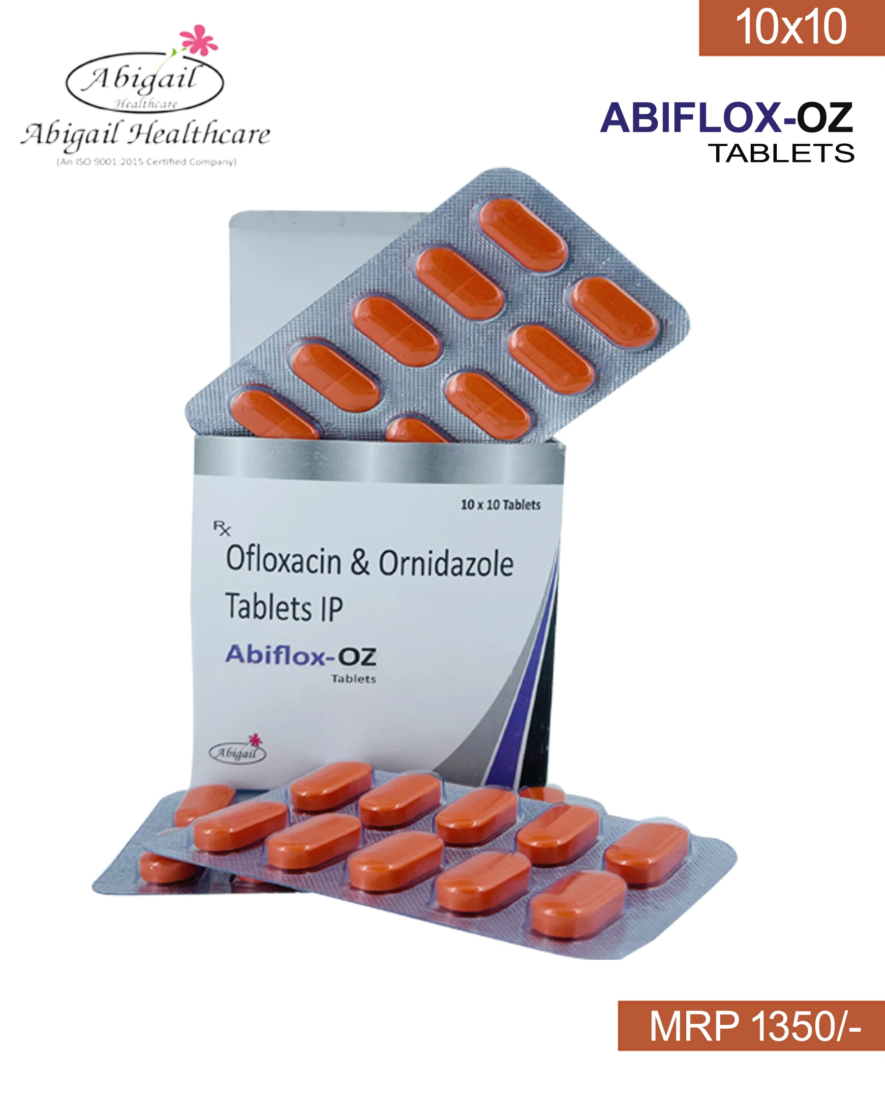 OFLOXACIN 200MG + ORNIDAZOLE 500MG
