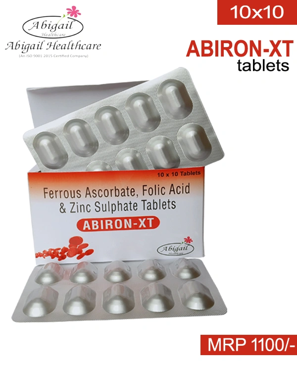 Ferrous Ascorbate, Folic Acid & Zinc Tablets