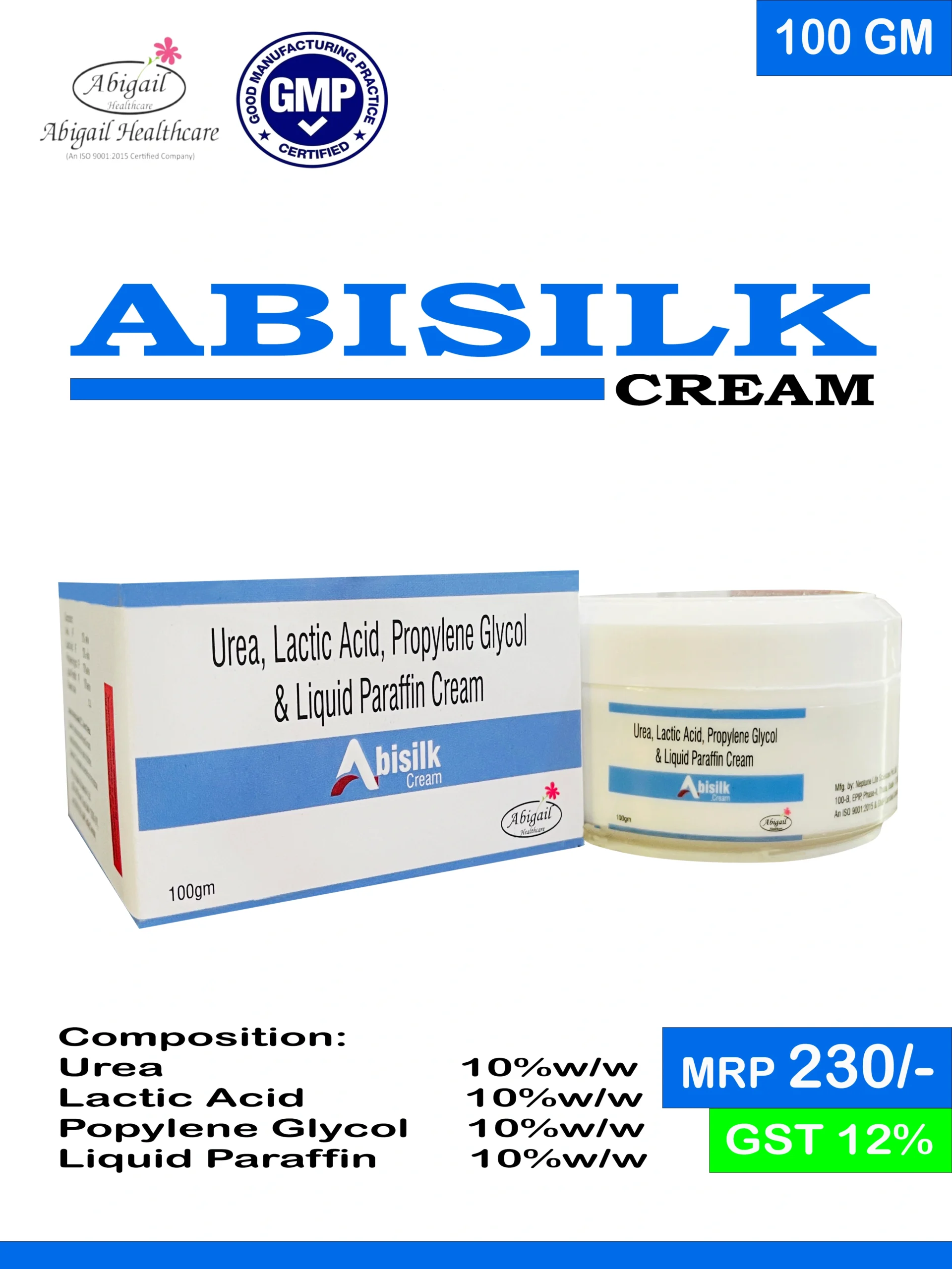 Urea, Lactic Acid, Propylene Glycol, Liquid Paraffin Cream