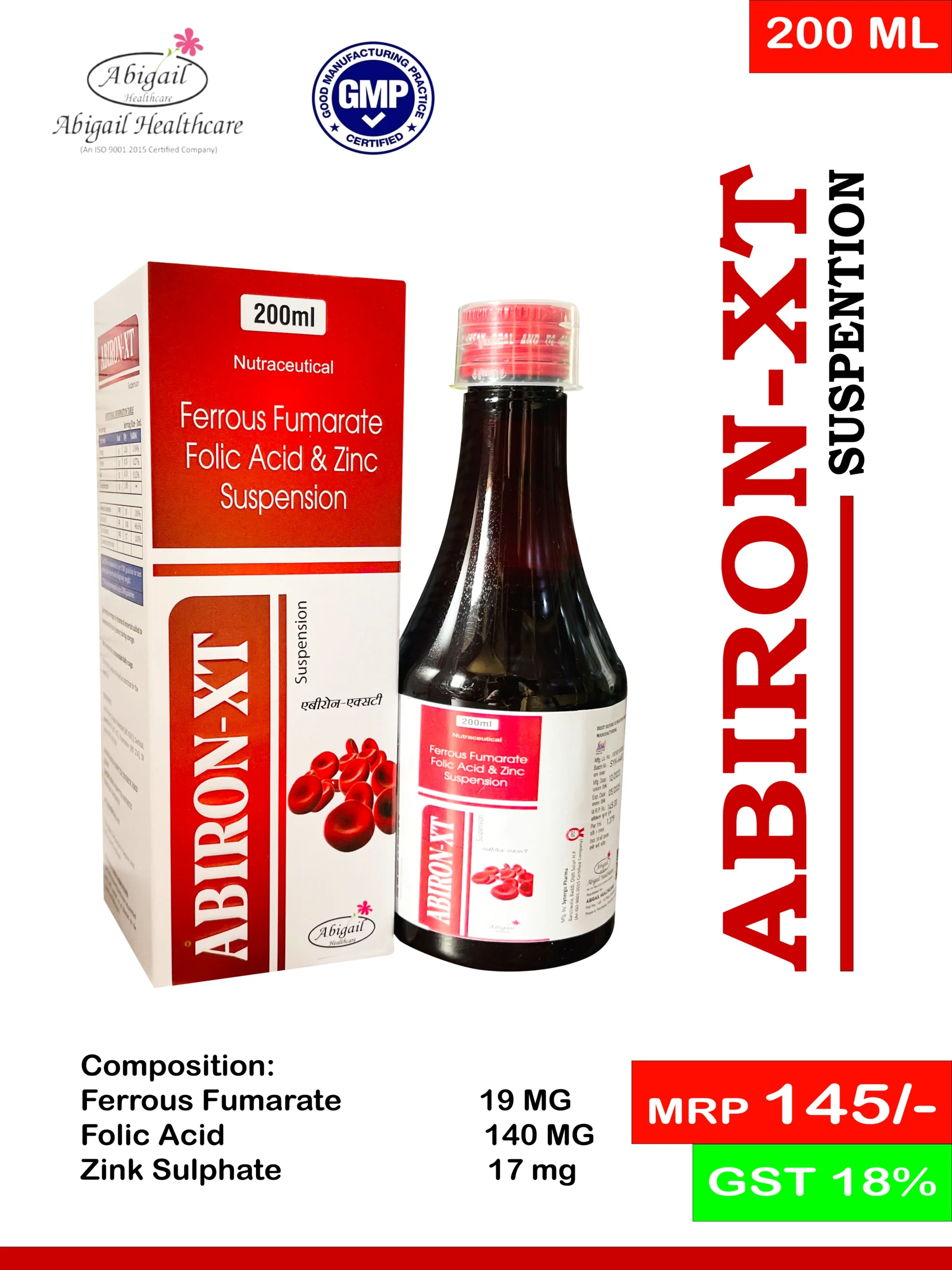 Ferrous Ascorbate & Folic Acid Suspension