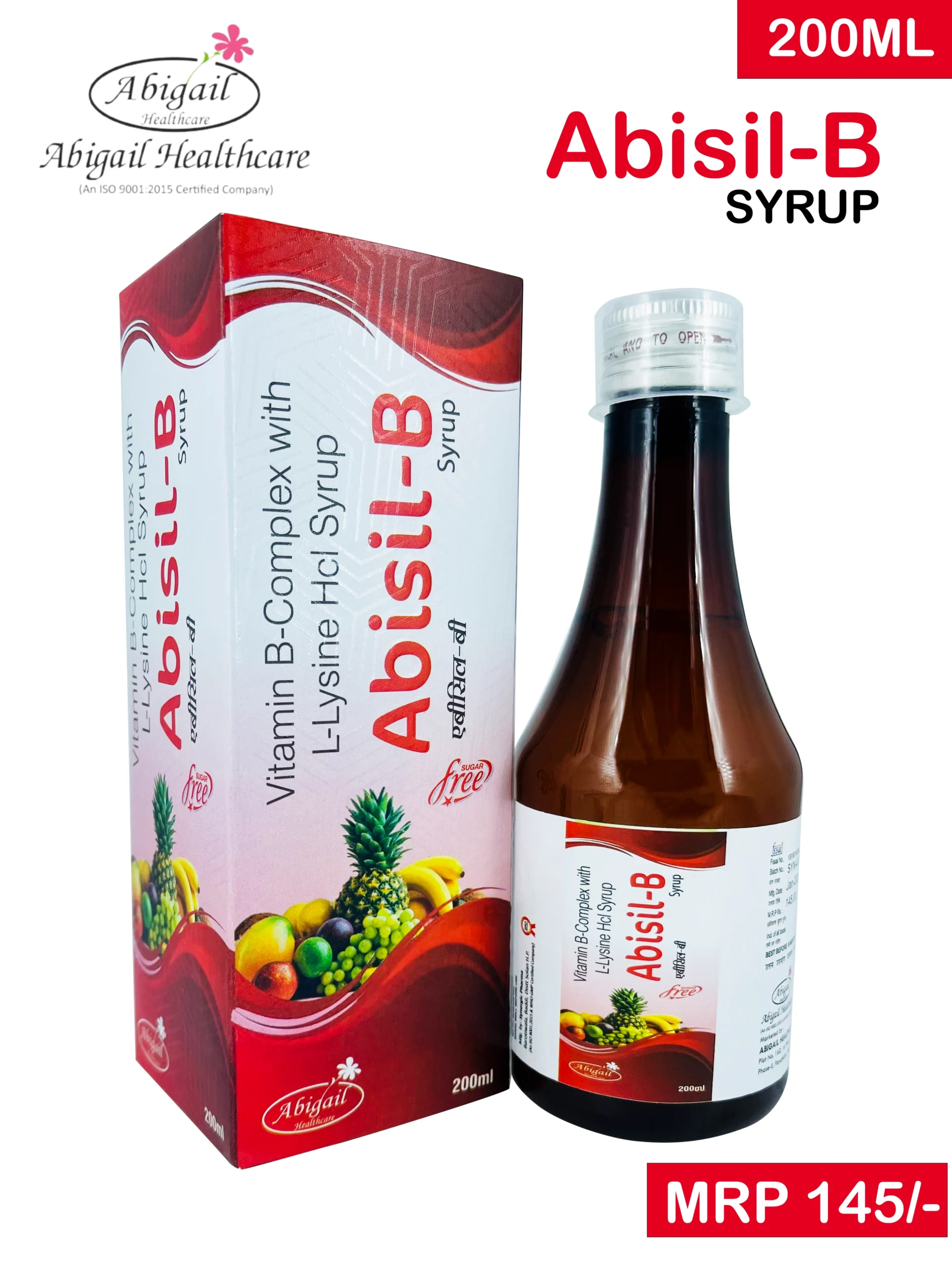 B-Complex Vitamins with Lysine Syrup