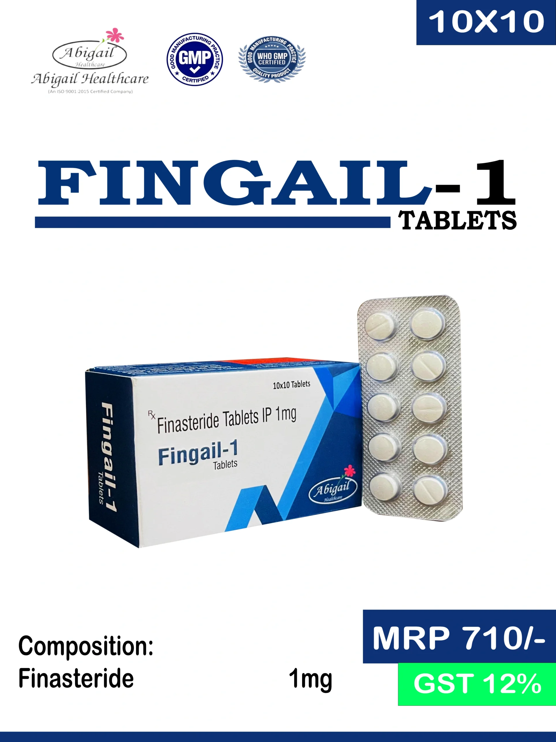 Finasteride 1mg Tablets